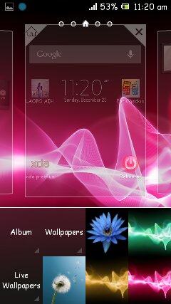 Sony XPERIA New Home
