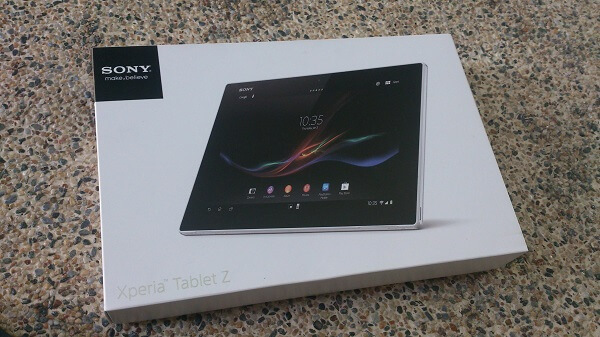 [開箱] Xperia Tablet Z SGP312：Sony 最新十吋防水平板